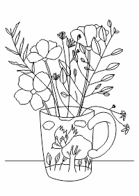 LDA2-S02 11 – Flowers in a Mug
