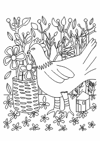 LDA2-S02 29 – White Hen