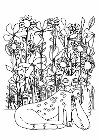 LDA3-S02 – 14 Ginger Blue Drawing