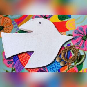 Handmade ceramic ornament - Birds 03