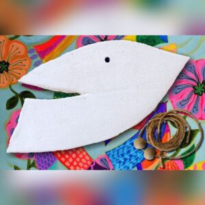 Handmade ceramic ornament - Birds 04